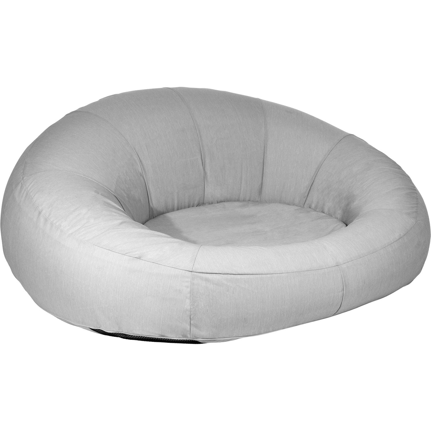 VESTIAMO CASA GIARDINO - Poltrona Gonfiabile Grigio chiaro - h75x175x150 cm
